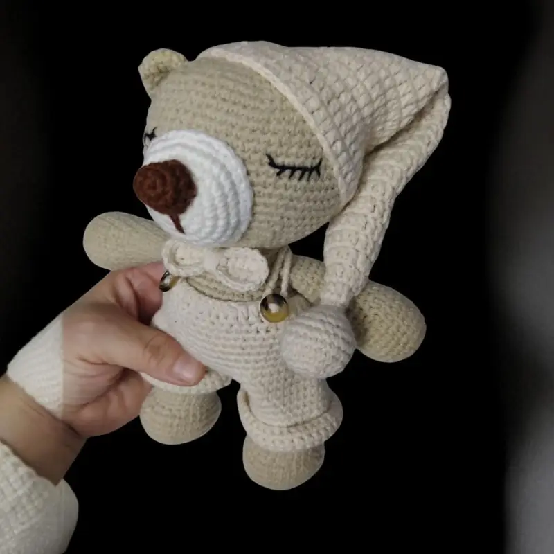 Amigurami oyuncak ayıcık – Amigurumi çıngırak ve uyku arkadaşı modeli, @morpembesanat