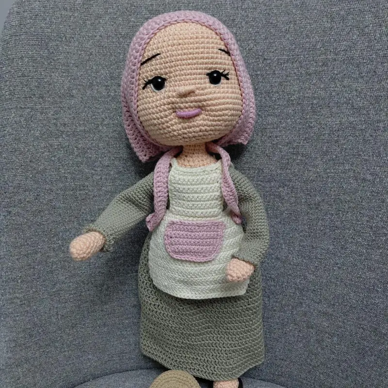 Fırıncı Kız – Amigurumi bebek ve karakter modeli, @olea_tasarim_atolyesi