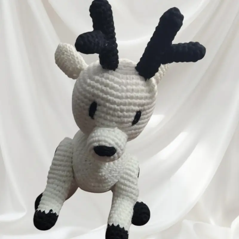Amigurami oyuncak geyik – Amigurumi hayvan modeli, @morpembesanat