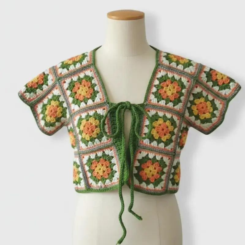 Motif modeli örgü kısa yelek – Örgü yelek ve hırka modeli, @morpembesanat