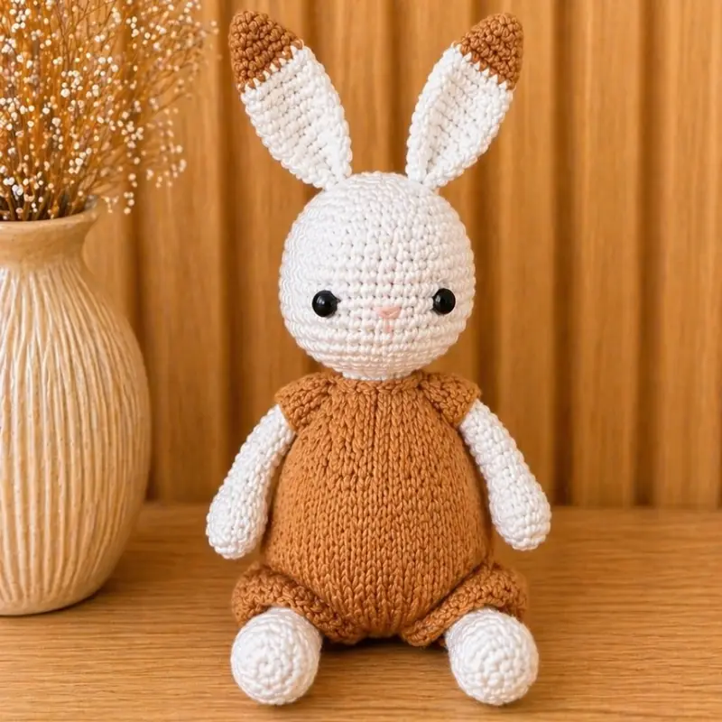 Amigurimi tavşan – Amigurumi bebek ve karakter modeli, @silaknitdiary