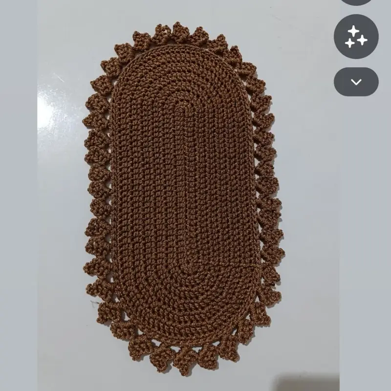 Kahve sunumluğumun bir yeni rengi daha – Örgü supla ve runner modeli, @misliisik
