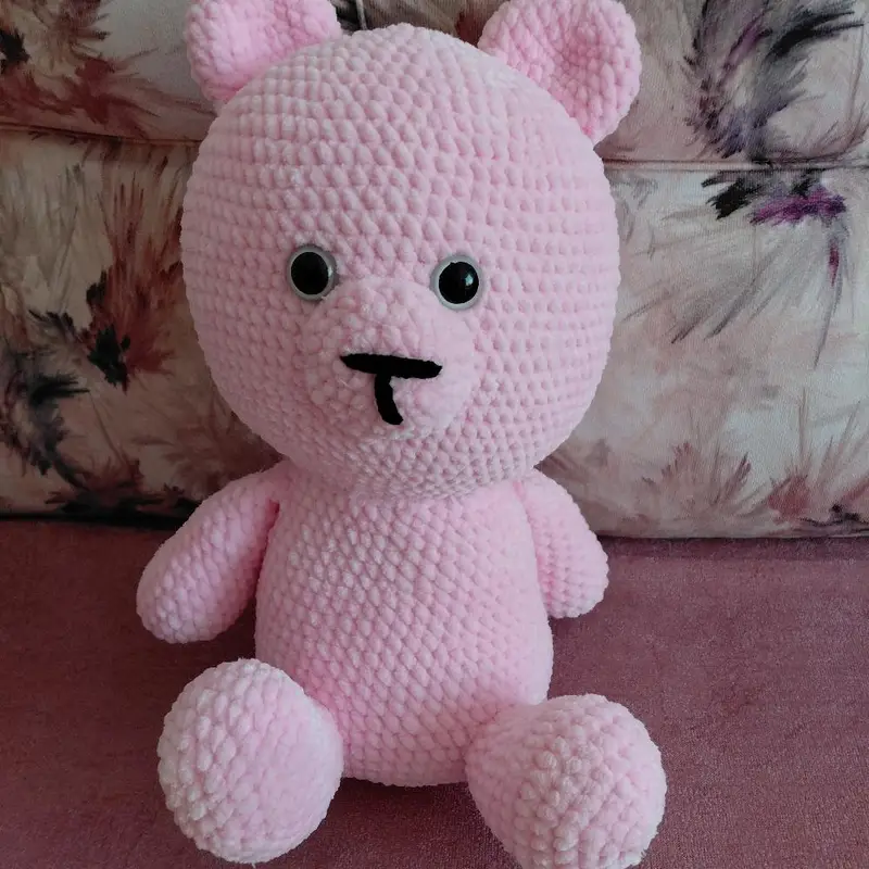 Kadife ayıcık – Amigurumi hayvan modeli, @aysedede1