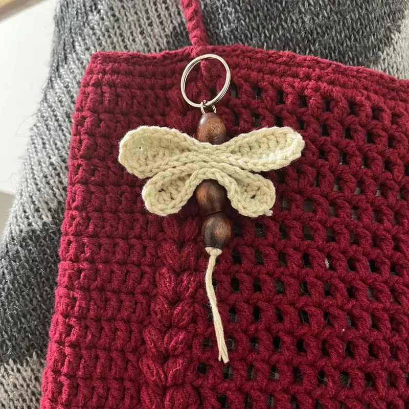 dragonfly keychain – Amigurumi anahtarlık ve çanta süsü modeli, @leyastorem