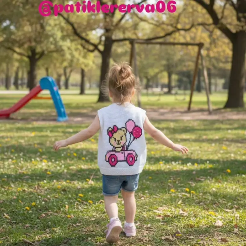 Tunus yelek – Örgü yelek ve hırka modeli, @patiklererva06