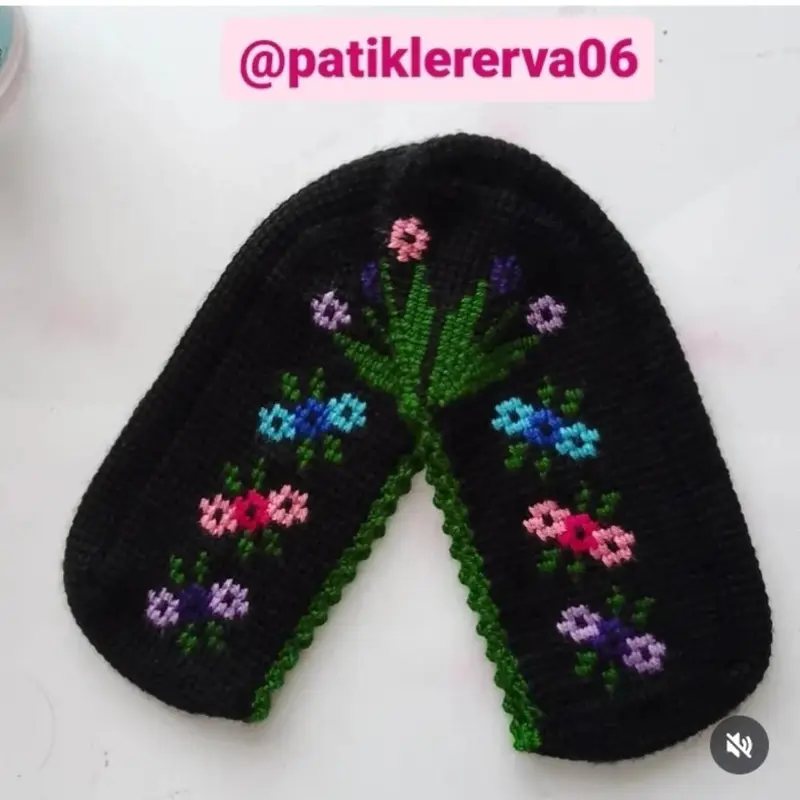Tunus patik – Örgü patik ve çorap modeli, @patiklererva06