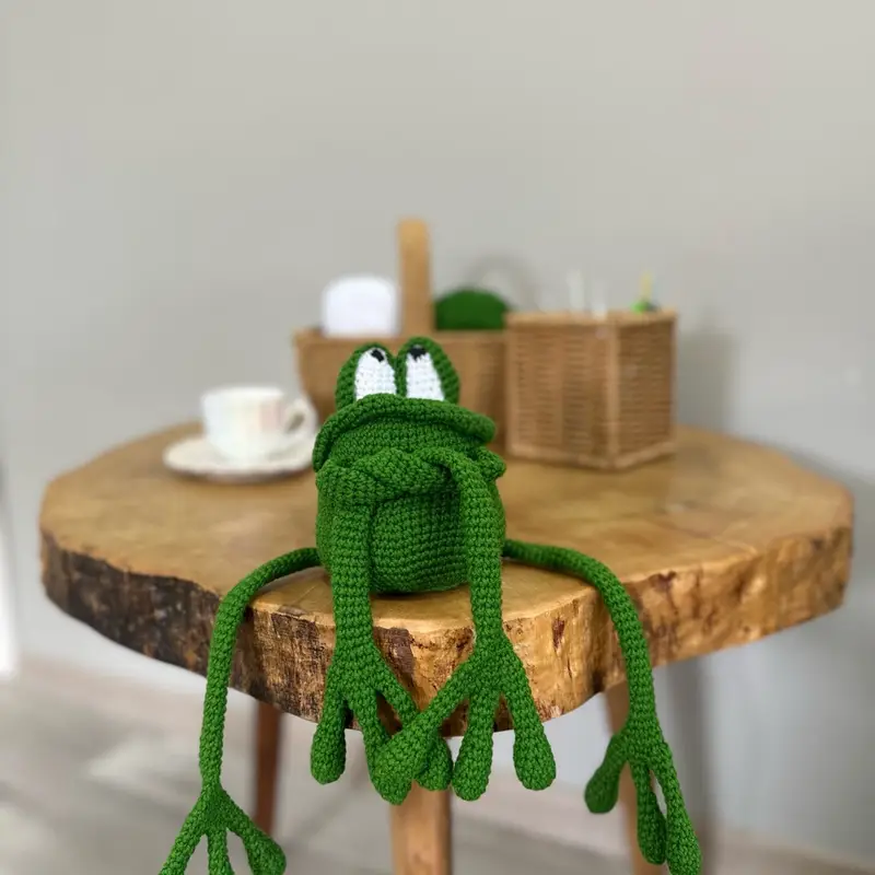 Kurbağa – Amigurumi hayvan modeli, @birfincan_ilmek