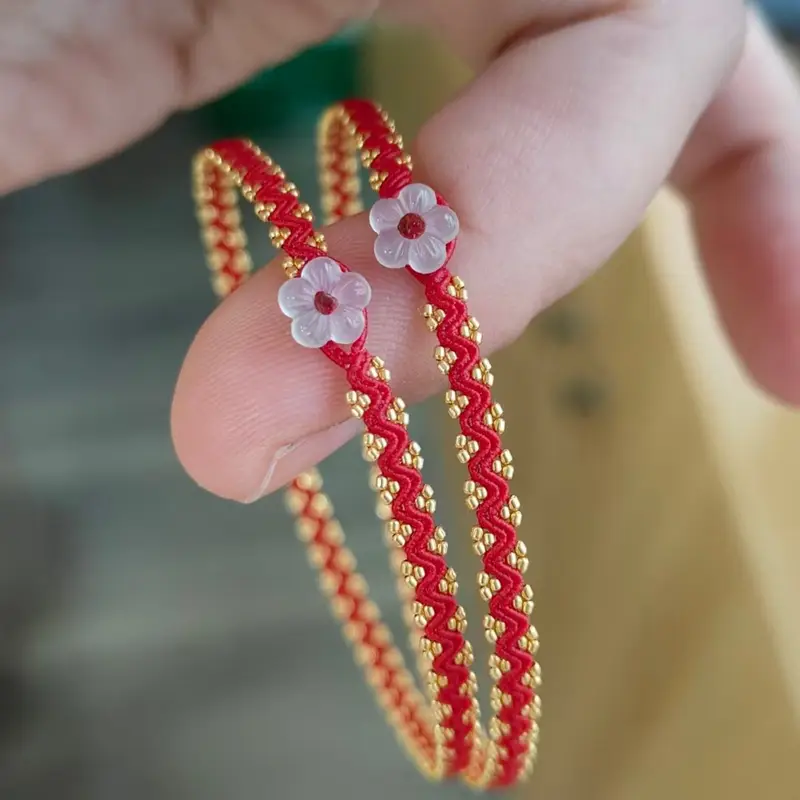 Blossom Wave · Sesame Bead Bracelet – Makrome modeli, @Danjewel