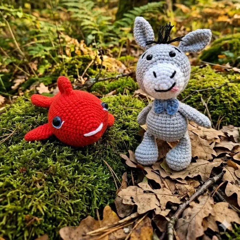 Amigurumi anahtarlik – Amigurumi hayvan modeli, @sema01