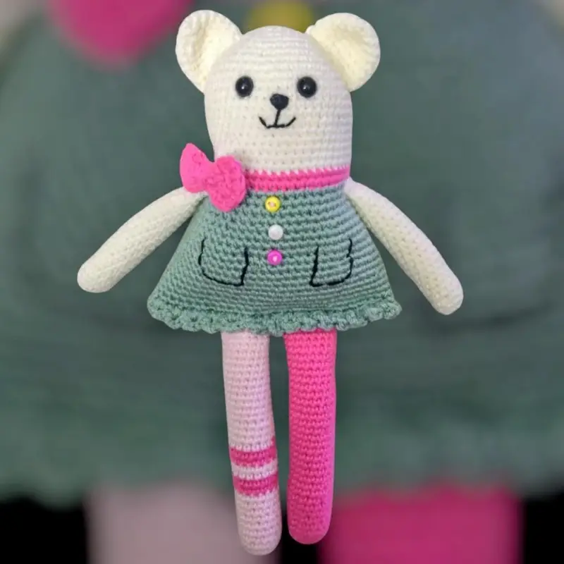 Amigurami oyuncak ayıcık – Amigurumi çıngırak ve uyku arkadaşı modeli, @morpembesanat