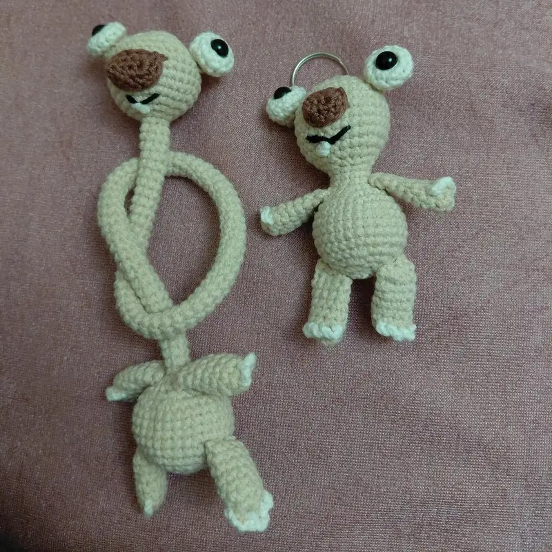 Sid – Amigurumi anahtarlık ve çanta süsü modeli, @aysedede1