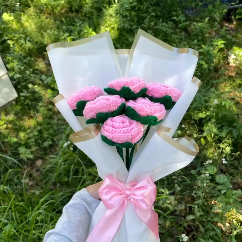 ​"Örgü gül Buketi ❤️" – Örgü ev dekoru ve çiçek modeli, @Duygu