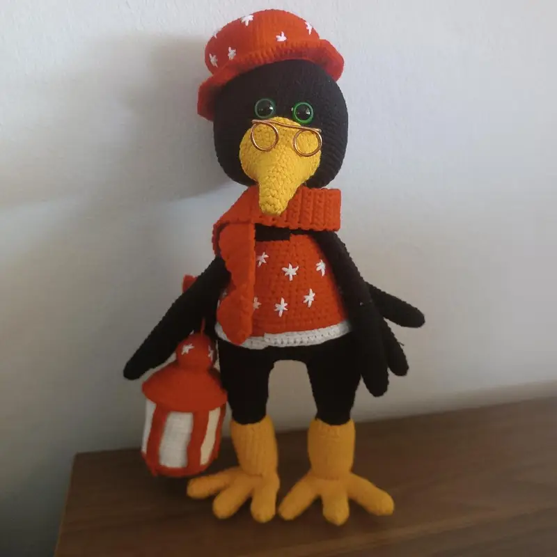 Karga Rowni – Amigurumi hayvan modeli, @olea_tasarim_atolyesi