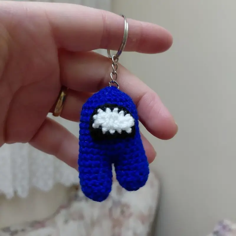 Among us – Amigurumi anahtarlık ve çanta süsü modeli, @aysedede1