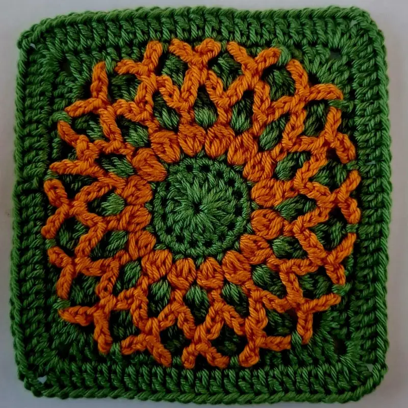 Kare Motif – Örgü battaniye ve motif modeli, @nazozsoy