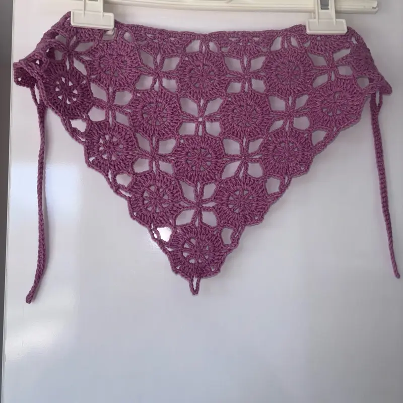 Bandana – Örgü toka ve saç bandı modeli, @kozacrochet