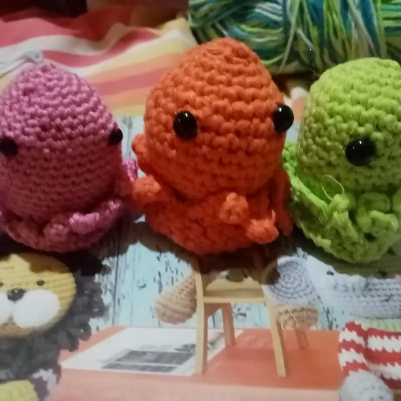 Amigurumi ahtapot – Amigurumi bebek ve karakter modeli, @gamze1111