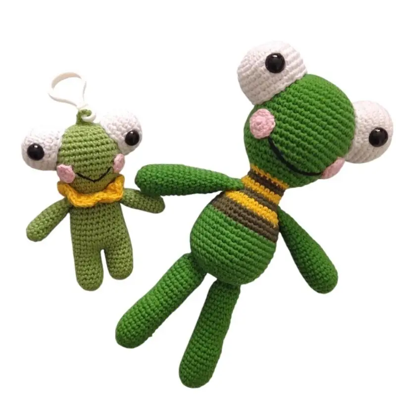 Amigurami kurbağa oyuncak – Amigurumi çıngırak ve uyku arkadaşı modeli, @morpembesanat