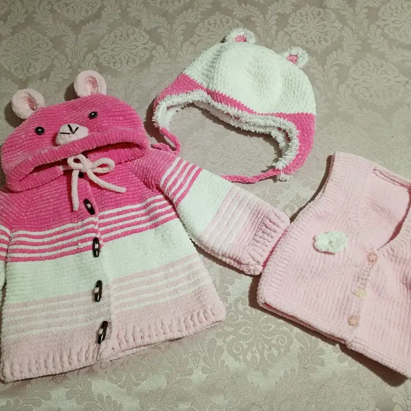Bebek Set – Örgü battaniye ve motif modeli, @nihalcoban11