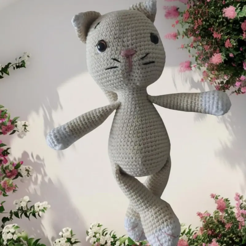Amigurami oyuncak kedi – Amigurumi hayvan modeli, @morpembesanat
