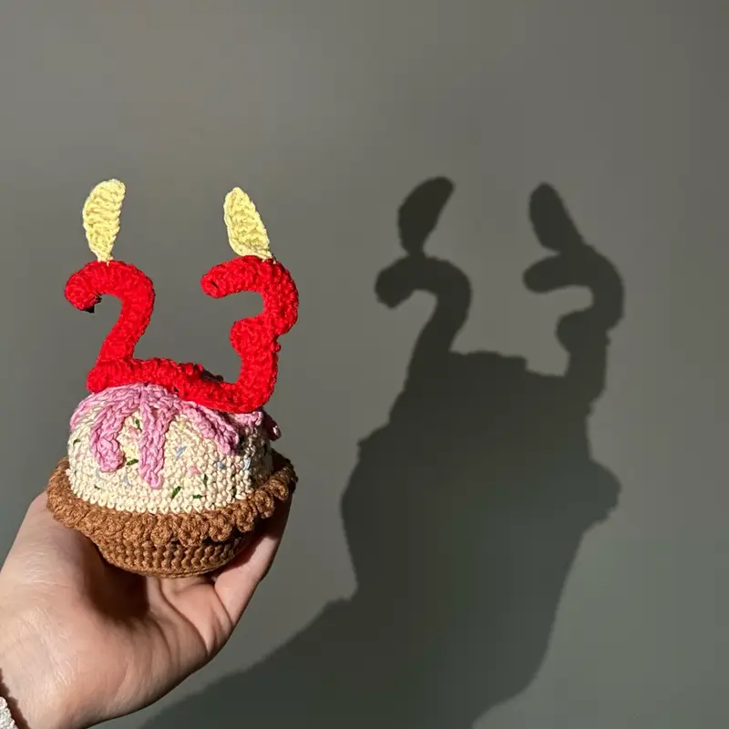 Cupcake – Örgü ev dekoru ve çiçek modeli, @birfincan_ilmek