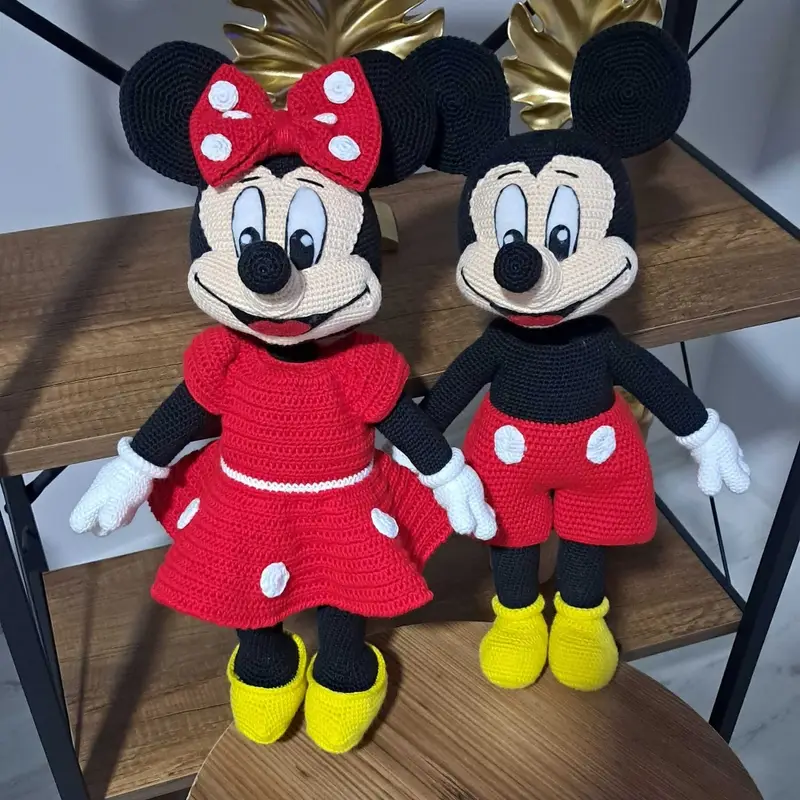 Mickey ve mini mouse – Amigurumi bebek ve karakter modeli, @sevtap