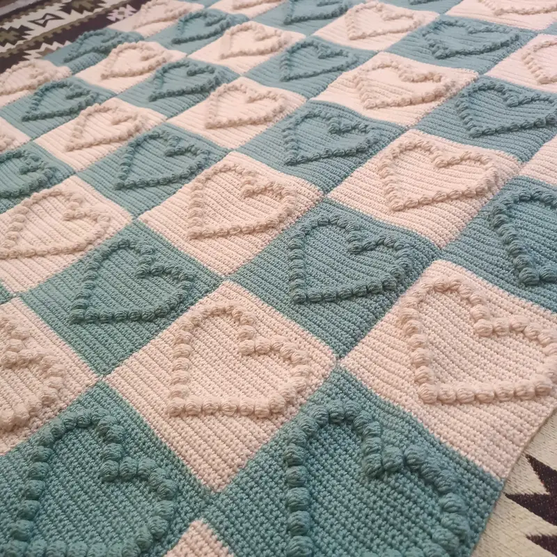 Bebek battaniyesi – Örgü battaniye ve motif modeli, @fatmanur26